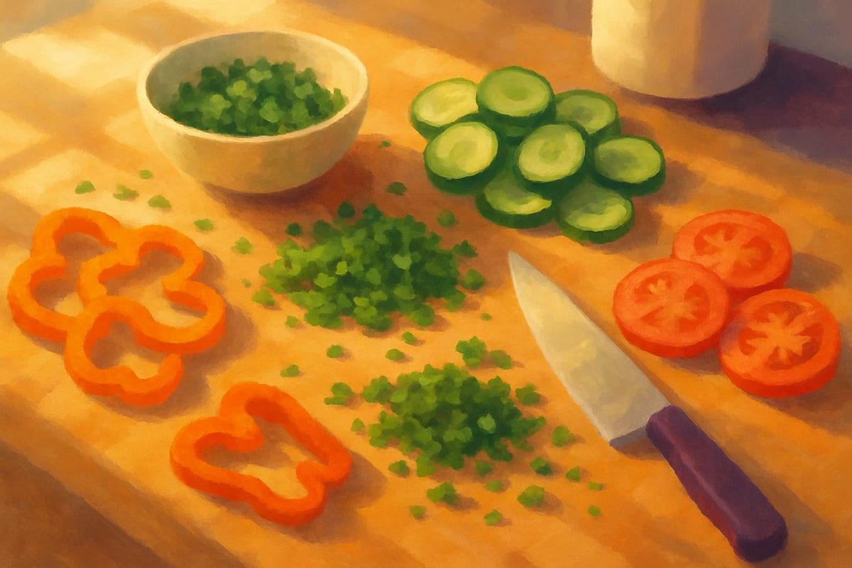 Food Processors — generic kitchen blending editorial illustration